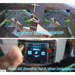 AKK Diversity RX Receiver OLED Display Built-in Low Power Buzzer With Two RX Modules for Fatshark G0ggles RC FPV Racing Drones